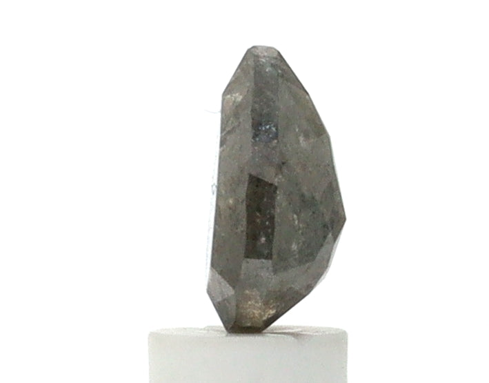 1.90 Carat Pear Cut Salt and Pepper Diamond