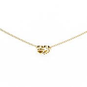 1 CT Heart Cut Lab Diamond Necklace In Pave Prong Setting