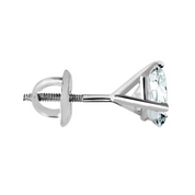 1 Carat Round Shape Solitaire Prong Set Diamond Stud Earrings Lab diamond