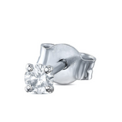 1 Carat Round Shaped Solitaire Diamond Studs Earrings Lab Diamond