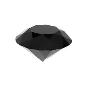 0.75 Carat Round Cut Black Diamond For Sale