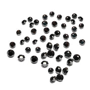 1 Carat Round Cut Calibrated Black Diamond Lot