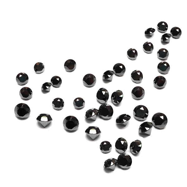 1 Ct Calibrated Natural Black Diamond Lot