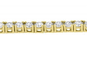 2.87 Ct Round Cut Prong Setting Diamond Tennis Bracelet