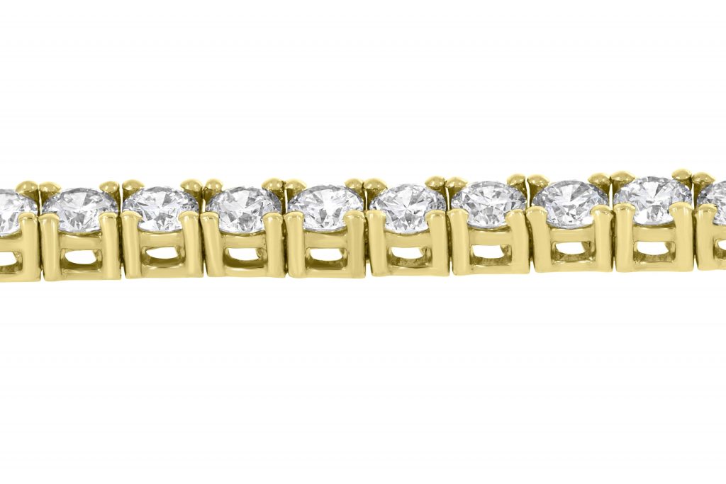 2.87 Ct Round Cut Prong Setting Diamond Tennis Bracelet