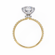 2.35 Ct Lab Created Round Cut Halo Lab Diamond Ring