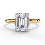 2.50 Carat Emerald Cut Solitaire Engagement Ring