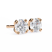 2.60 Ct Round Lab Created Diamond Stud Earrings