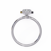 2.18 Ct Wt Radiant Cut Halo Lab Grown Diamond Ring Lab Diamond Engagement Rings