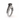 Angle view of Black Diamond Engagement Ring with Prong Setting and Filigree Design in White Gold – Bold and Timeless Look
