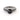 Front view of Black Diamond Engagement Ring with Prong Setting and Filigree Design in White Gold – Bold and Timeless Look