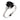 2 Carat Oval Shape 3 Stone Prong Setting Black and White Diamond Ring In White Gold 