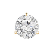 1 Carat Round Shape Solitaire Prong Set Diamond Stud Earrings Lab diamond