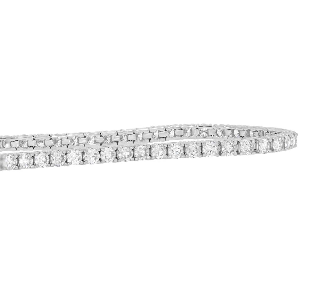 3.30 Carat Prong Setting Diamond Tennis Bracelet