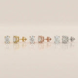Oval Diamond Earrings in Multiple Settings & Carat
