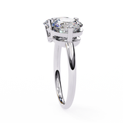 4.80 Ct Lab Created Diamonds Rings Toi Et Moi Double Stone Rings