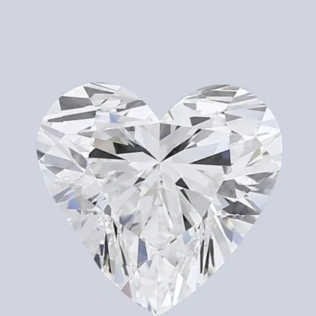 5 Carat Heart Shaped Loose Lab Grown Diamonds