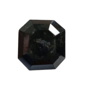 4.00 Ct To 5.00 Ct Asscher Cut Diamond Natural Black Diamond
