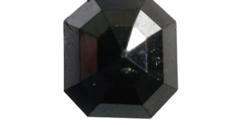 4.00 Ct To 5.00 Ct Asscher Cut Diamond Natural Black Diamond Black Diamonds