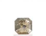 0.95 Ct Asscher Cut Salt and Pepper Diamond