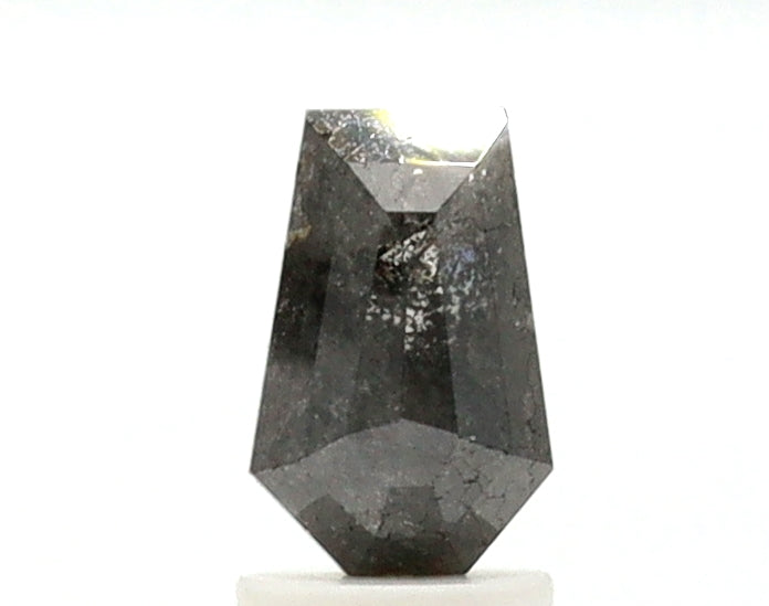 1.66ct Coffin Shape Salt and Pepper Diamond