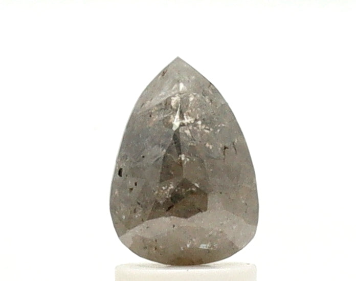 1.50 ct Pear Shape Salt and Pepper Diamond