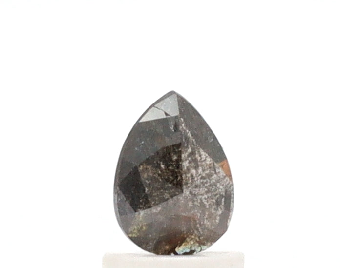 0.50 Ct Pear Cut Salt and Pepper Diamond