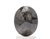2.16ct Oval Shape Salt and Pepper Diamond