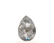 0.72 Ct Pear Cut Salt and Pepper Diamond