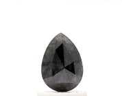 0.85 ct Pear Shape Salt and Pepper Diamond