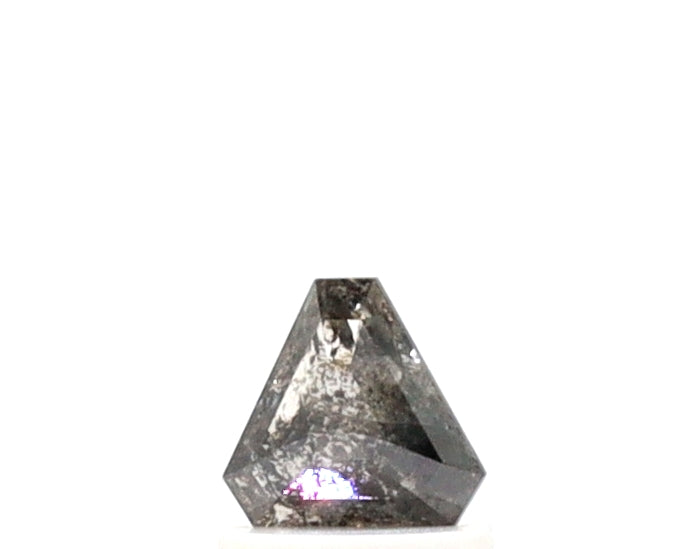 0.50 Ct Geometric Shape Salt and Pepper Diamond
