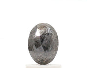 1.17ct Oval Cut Salt and Pepper Diamond