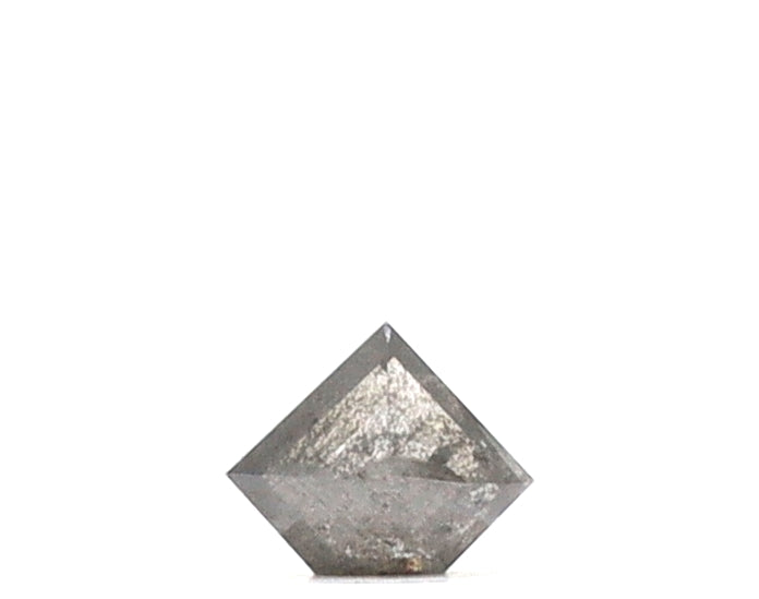 0.50 Carat Shield Cut Salt and Pepper Diamond