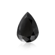 2 Carat Pear Cut Black Diamond For Sale