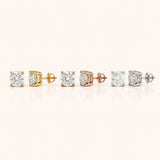 0.50 Ct to 5 Carat Round Stud Earrings in Multiple Settings