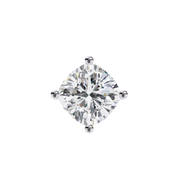2 Ct Cushion Cut Diamond Solitaire Pendant Necklace in White Gold