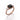 Angle view of rose gold ring with a cushion black diamond, two round white diamonds, and a pavé diamond-accented band.