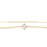 2 Ct Round Cut Prong Set Solitaire Lab Diamond Bracelet