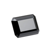 6X4 Mm Emerald Cut Loose Black Diamond