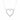 0.52 Ct Round Cut Prong Setting Diamond Heart Shaped Pendant In White Gold
