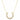 0.50 Ct Round Cut Channel Setting Horseshoe Diamond Pendant