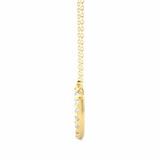 0.50 Ct Round Cut Channel Setting Horseshoe Diamond Necklace