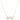 0.50 Ct Round Cut Bar Setting Infinity Diamond Pendant In Yellow Gold