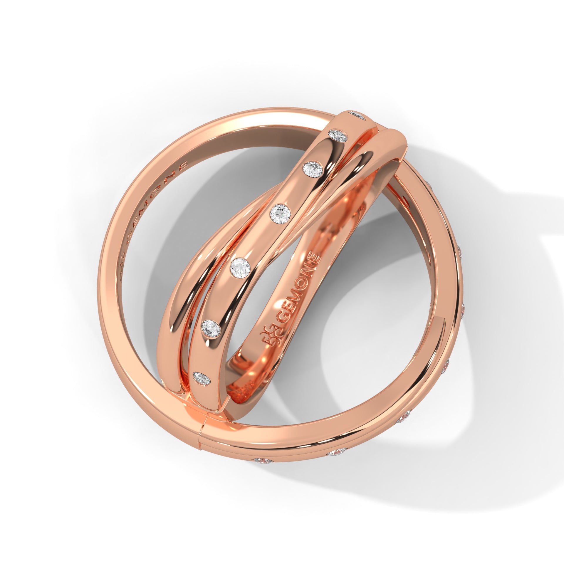 Lab Diamond Ring 24K Gold