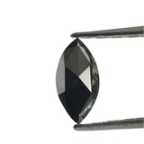 3 Carat Marquise Cut Natural Black Diamond