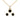 Front View Natural Black Diamond Pendant & Stud Earrings Set in Yellow  Gold