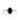 Front view of delicate halo ring featuring an elongated oval black diamond set on a slim band lined with tiny white stones.
