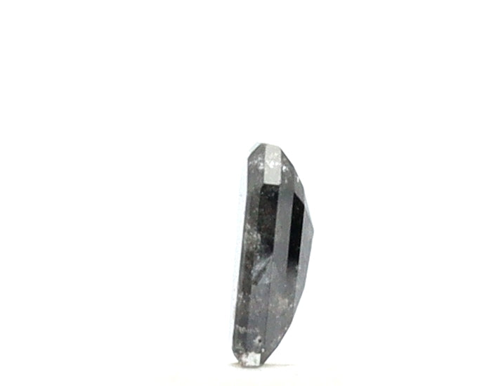 0.50 Carat Coffin Shape Salt and Pepper Diamond
