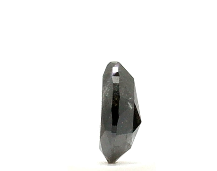 0.70 Ct Pear Cut Salt and Pepper Diamond