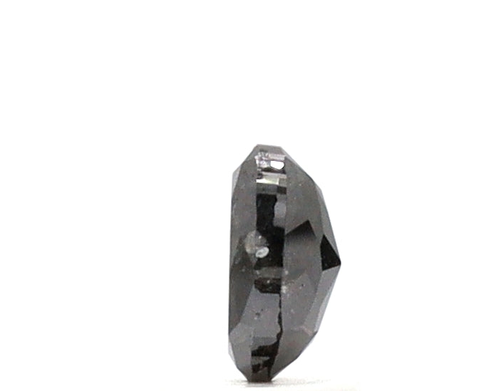 1 CT Oval Cut Salt and Pepper Diamond
